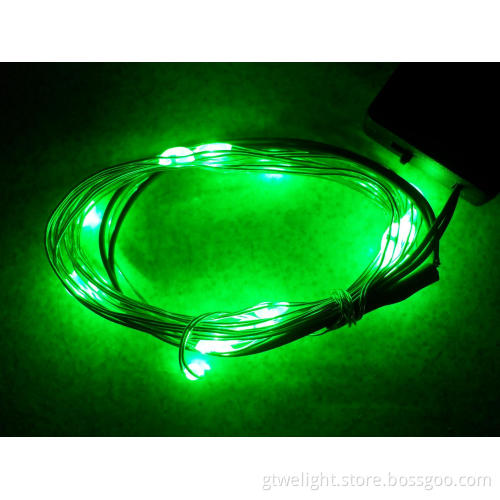 Green Light Decoration for LED Copper String Wire